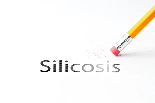 Pencil with eraser Silicosis — Stock Photo, Image