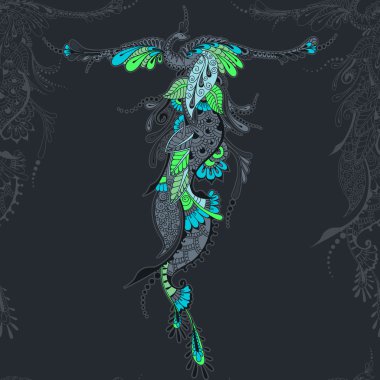 Kuş Anka sızdıran desen