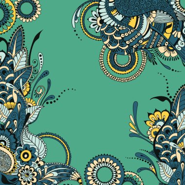 Mehndy çiçek kartı