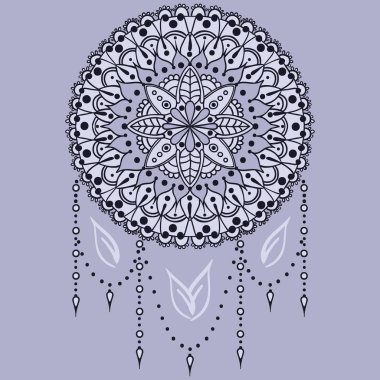 Dövme, kartlar veya başka için dairesel süs şablonu