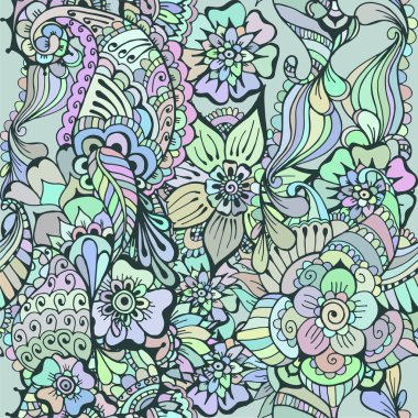 Mehndy çiçek deseni