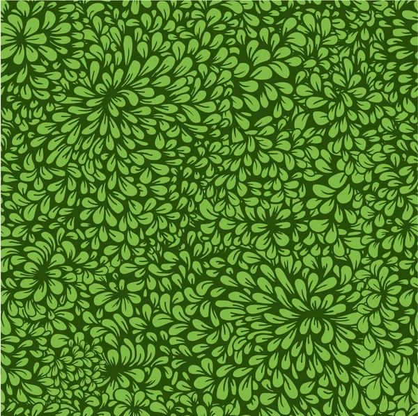 조밀한 식물 패턴 — 스톡 벡터