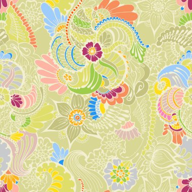 Mehndy çiçek deseni