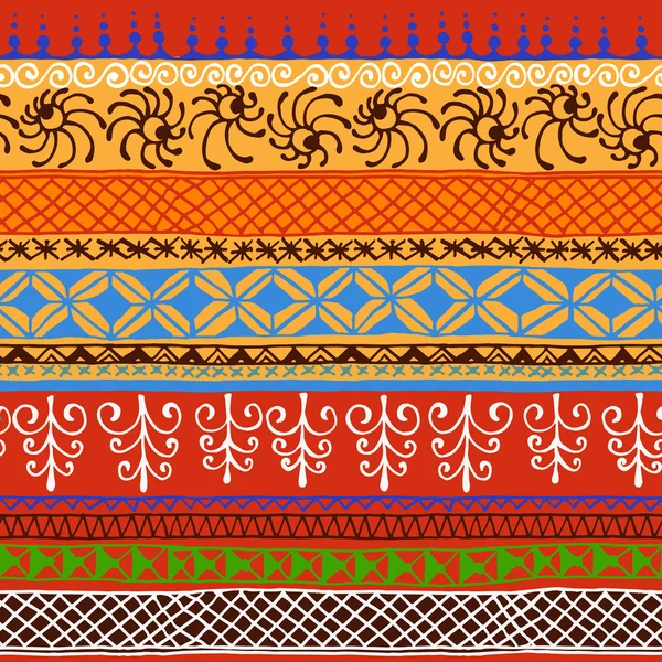 Patrón ornamental africano — Vector de stock