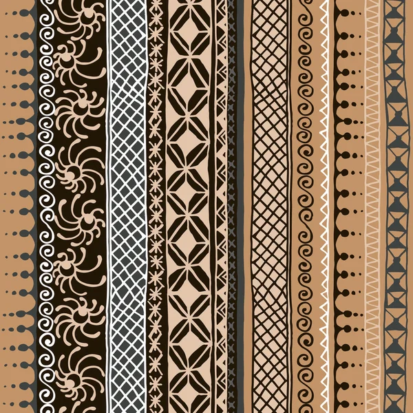 Patrón ornamental africano — Vector de stock