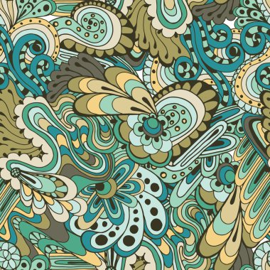 Doodle. Soyutlama seamless modeli.