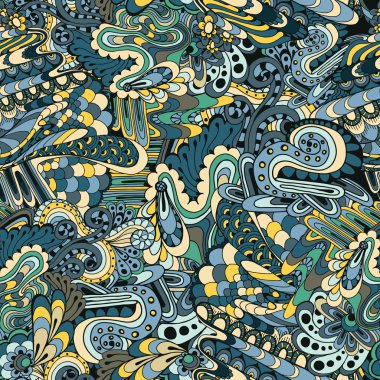 El çizimi, kusursuz desen.