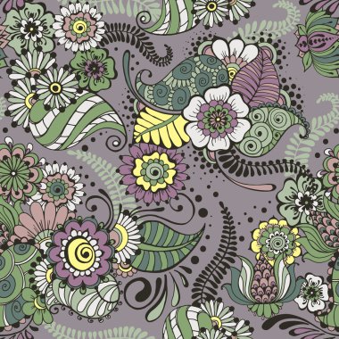 Mehndy çiçek deseni