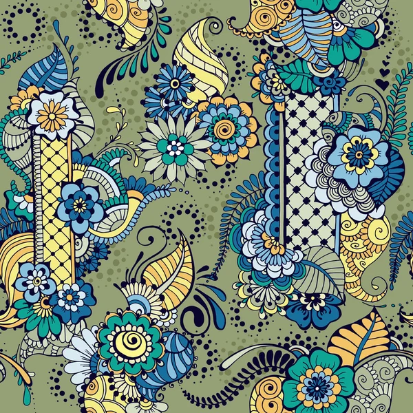 Mehndy çiçek deseni