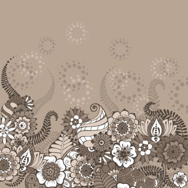 Mehndy çiçek kartı