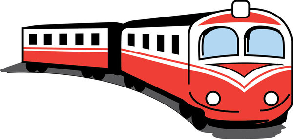 Красный поезд
