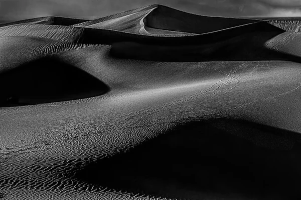 Dunas de arena, B & W — Foto de Stock