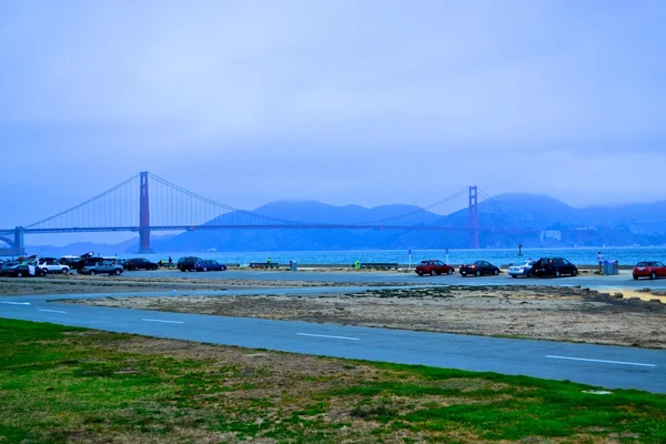 Golden Gate à distância — Fotografia de Stock