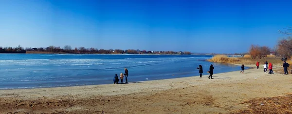 Kust van Starocherkassk en de rivier Don — Stockfoto