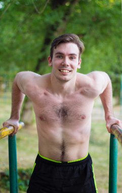 Çalışma dışarı bir adam portresi