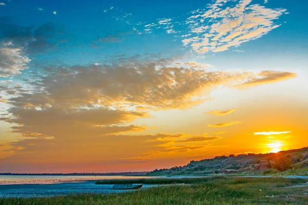 Prachtige landschap van het strand — Stockfoto