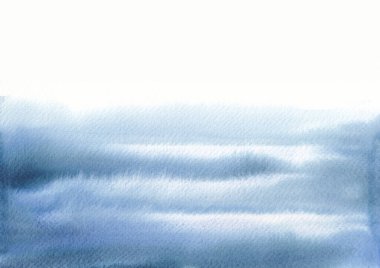 Mavi sisli suluboya el çizimi arka planlar