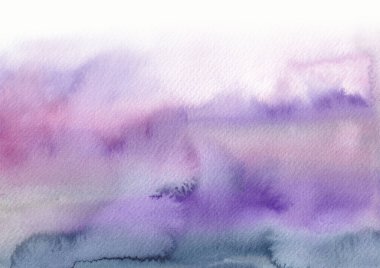 Mor, gül ve mor suluboya ombre arkaplan