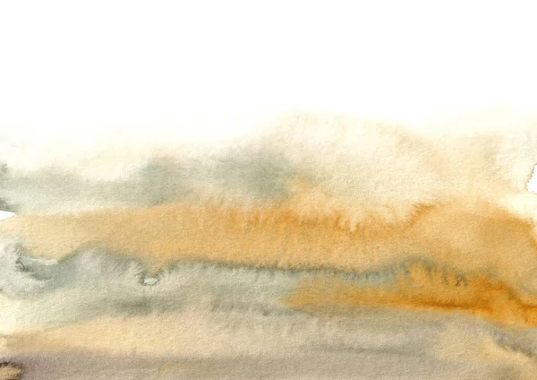 Olive Green Yellow Watercolor Ombre Texture — Zdjęcie stockowe