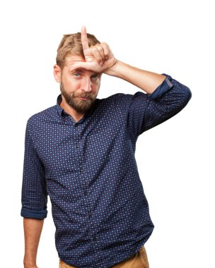 mutlu ifade ile sarışın iş adamı