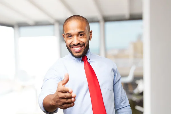 Young man with happy expression — Stock Photo, Image