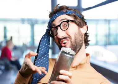 bira ile deli komik adam