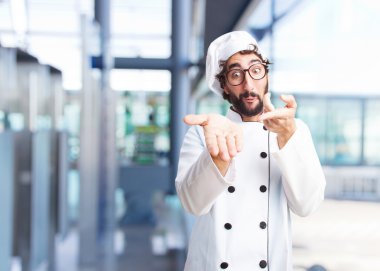 mutlu ifade ile deli Şef