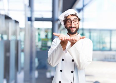 mutlu ifade ile deli Şef