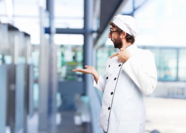 mutlu ifade ile deli Şef