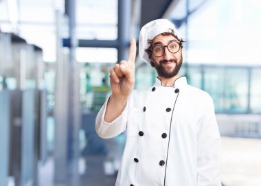 mutlu ifade ile deli Şef