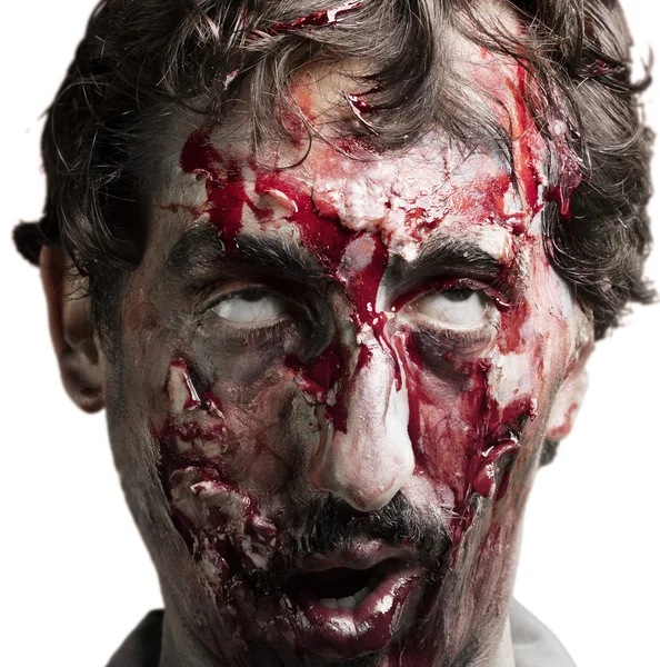 Portrait d'homme zombie — Photo