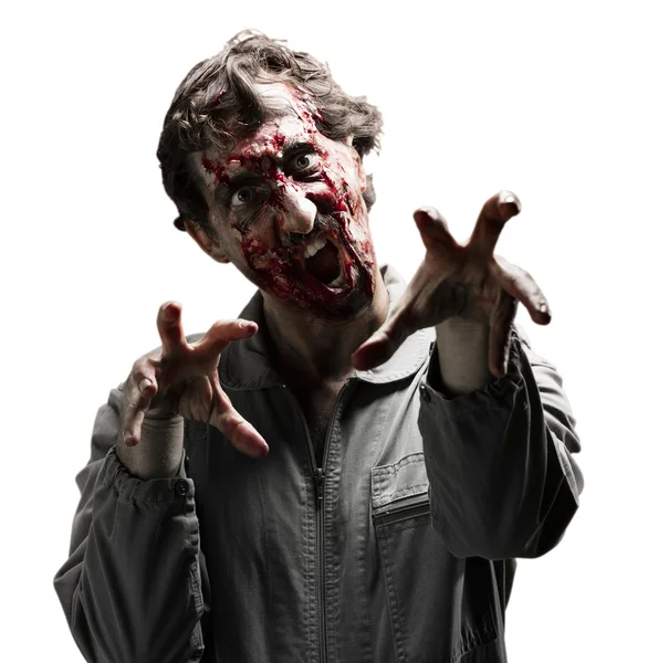 Portrait d'homme zombie — Photo
