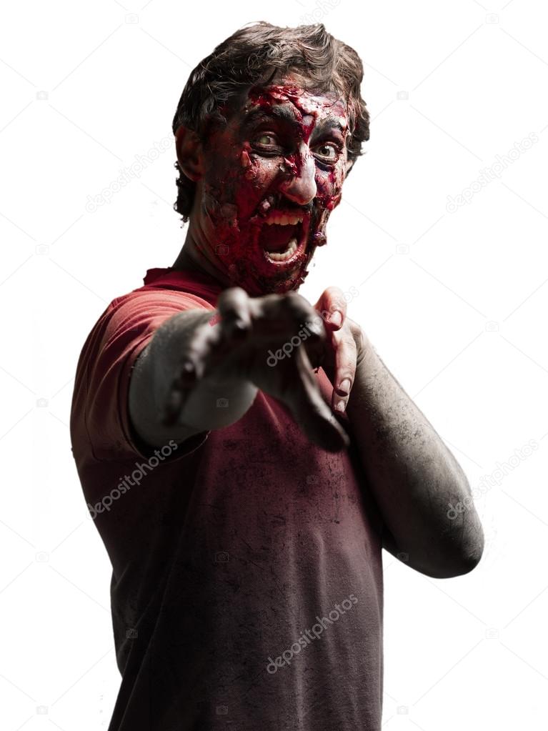 zombie man portrait