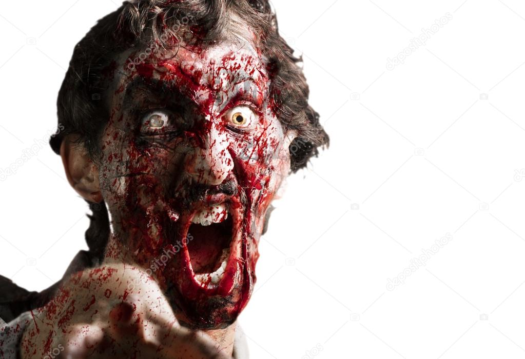 zombie man portrait