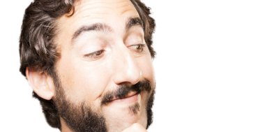 düşünme genç serin adam