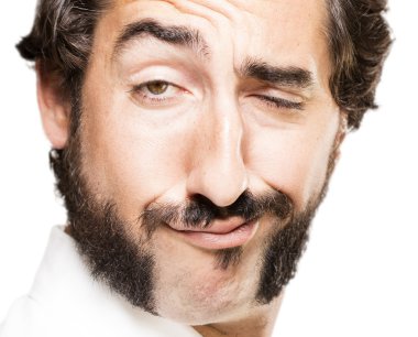 Genç serin adam profili