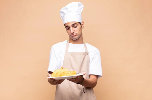 Baker Man Chef Cooking — Stock Photo, Image