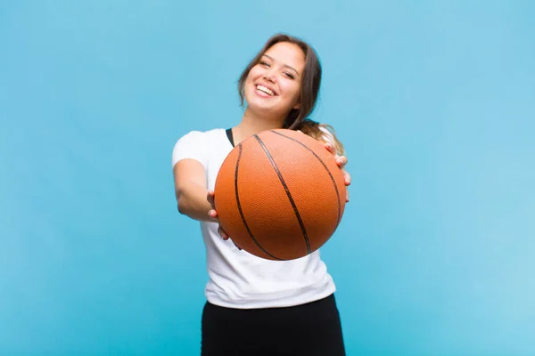 Mulher Bastante Hispânica Conceito Esporte — Fotografia de Stock