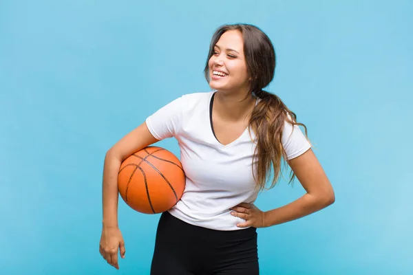 Pretty Hispanic Woman Sport Concept — Stock Photo, Image