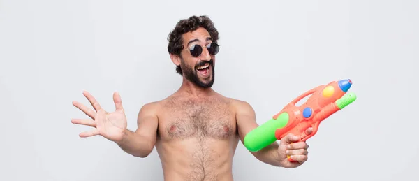 若い髭の男の夏のコンセプト — ストック写真