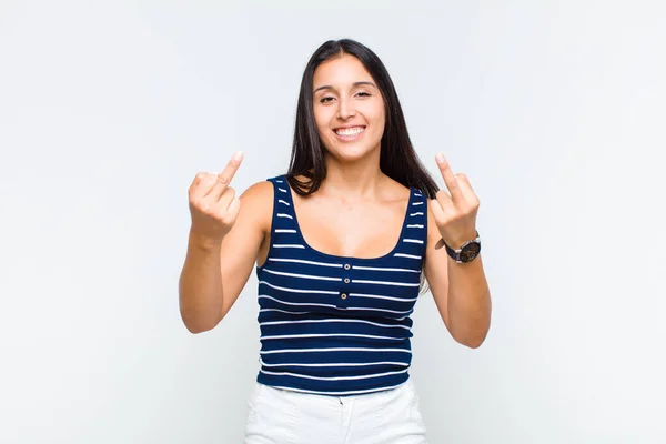 Młoda Kobieta Czuje Się Prowokacyjny Agresywny Obsceniczny Pstryknięcie Środkowym Palcem — Zdjęcie stockowe