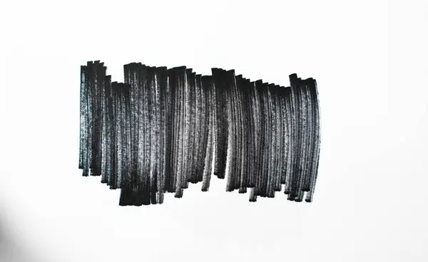 Svart Bläck Form Akvarell Papper Struktur — Stockfoto