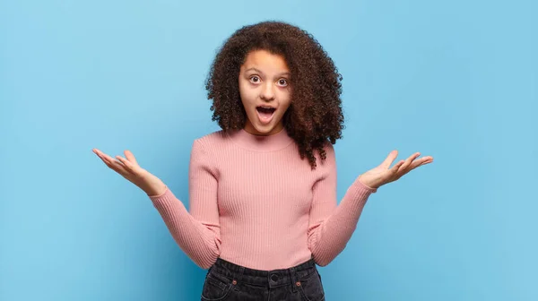 Zich Zeer Geschokt Verrast Angstig Paniekerig Voelen Met Een Gestresste — Stockfoto