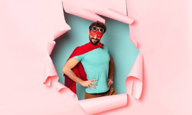 Çılgın süper kahraman adam.