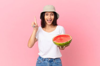 feeling like a happy and excited genius after realizing an idea