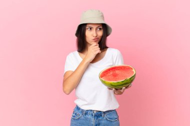 thinking, feeling doubtful and confused