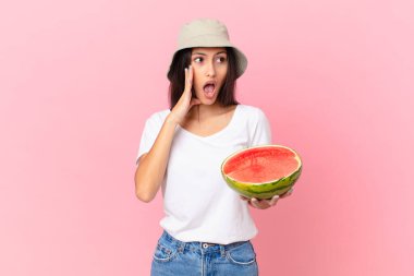 feeling happy, excited and surprised