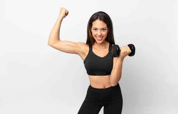 Young Hispanic Woman Fitness Concept — Stock Photo, Image