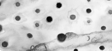 Şekil olarak soyut siyah pankart. suluboya etkisi