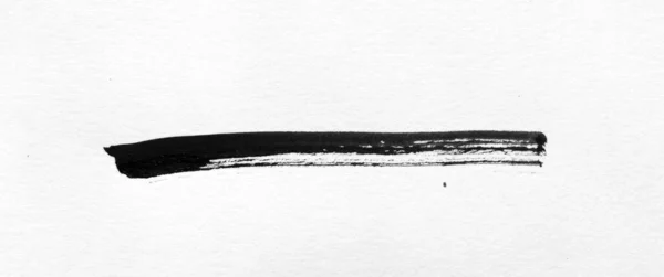 Siyah Suluboya Mürekkep Soyut Şekil Arkaplanı — Stok fotoğraf